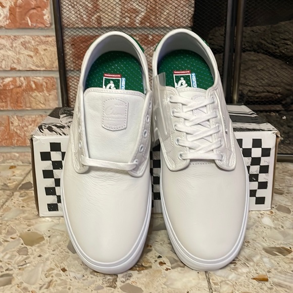 Vans Chima Ferguson Sport Vtg white leather Green - Picture 5 of 10